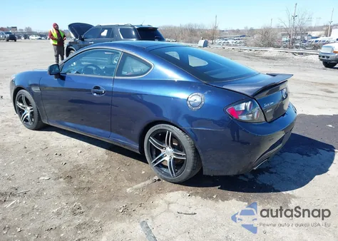 2008 Hyundai Tiburon Gt/Gt Limited/Se z USA, uszkodzony, nr VIN KMHHN66F48U287877